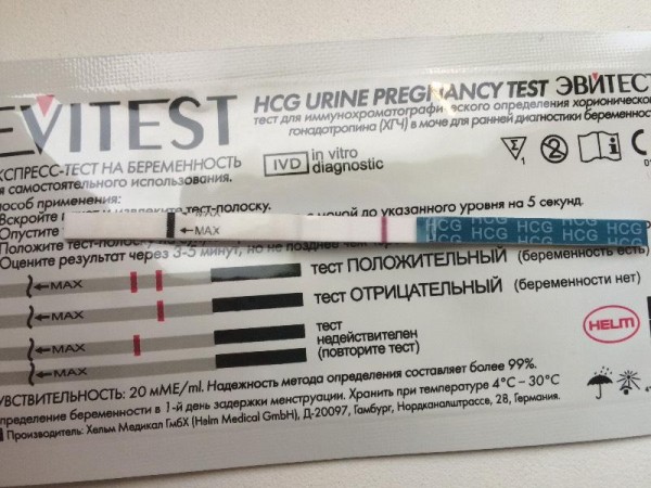Почему на тесте на беременность вторая полоска слабо видна и что делать
